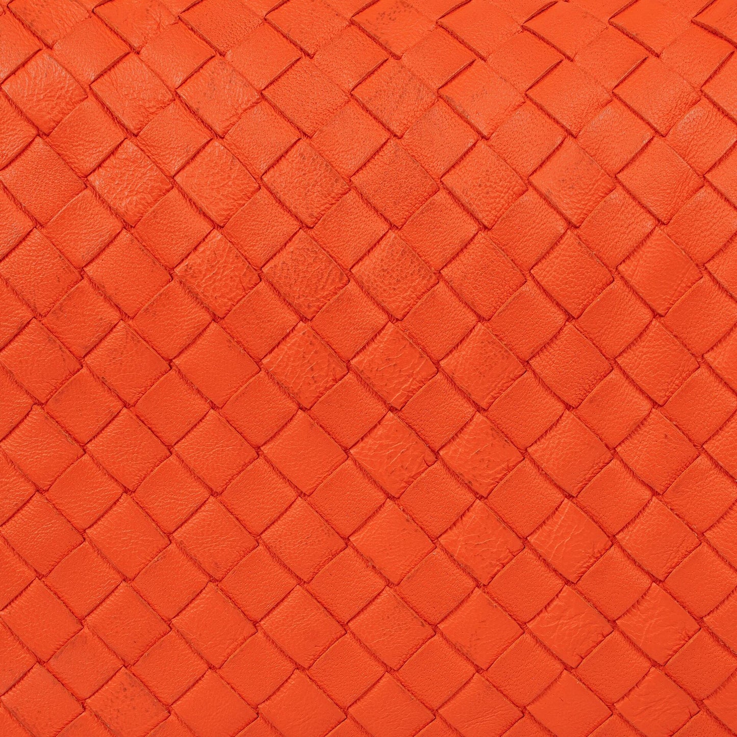 Bottega Veneta Mittelgroße Veneta Hobo aus Nappa Intrecciato in Orange