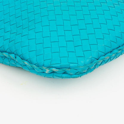 Bottega Veneta Nappa Intrecciato Türkis Veneta Große Hobo-Tasche