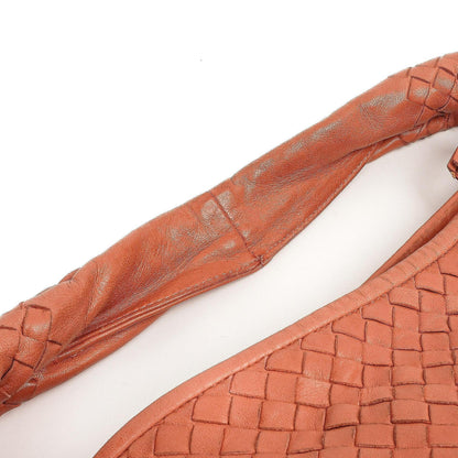 Bottega Veneta Veneta Hobo Tasche Groß aus pfirsichfarbenem Nappa Intrecciato