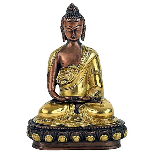 Buddha Amitabha Figur 2 - farbig - 1500 g; 20 cm - Laminimas e.K