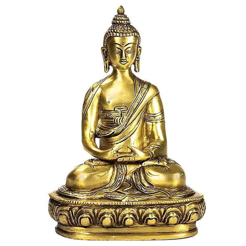 Buddha Amitabha Figur einfarbig - 1620 g; 20 cm - Laminimas e.K