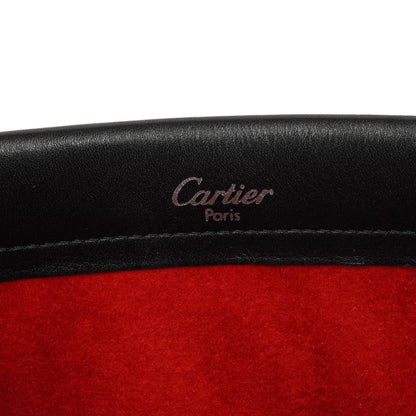Cartier Trinity Tasche aus schwarzem Leder
