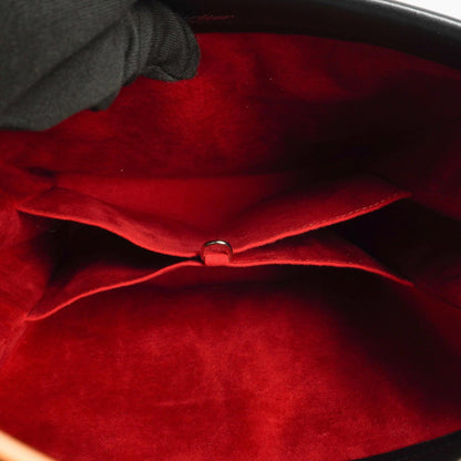 Cartier Trinity Tasche aus schwarzem Leder