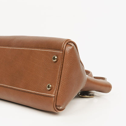 Cartier Marcello de Cartier Handtasche aus braunem Leder
