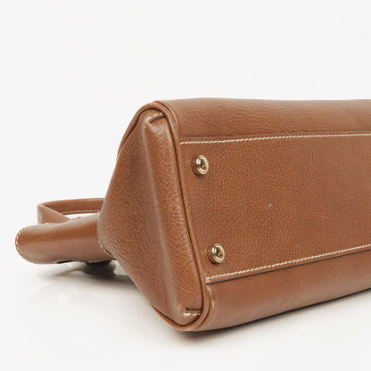 Cartier Marcello de Cartier Handtasche aus braunem Leder