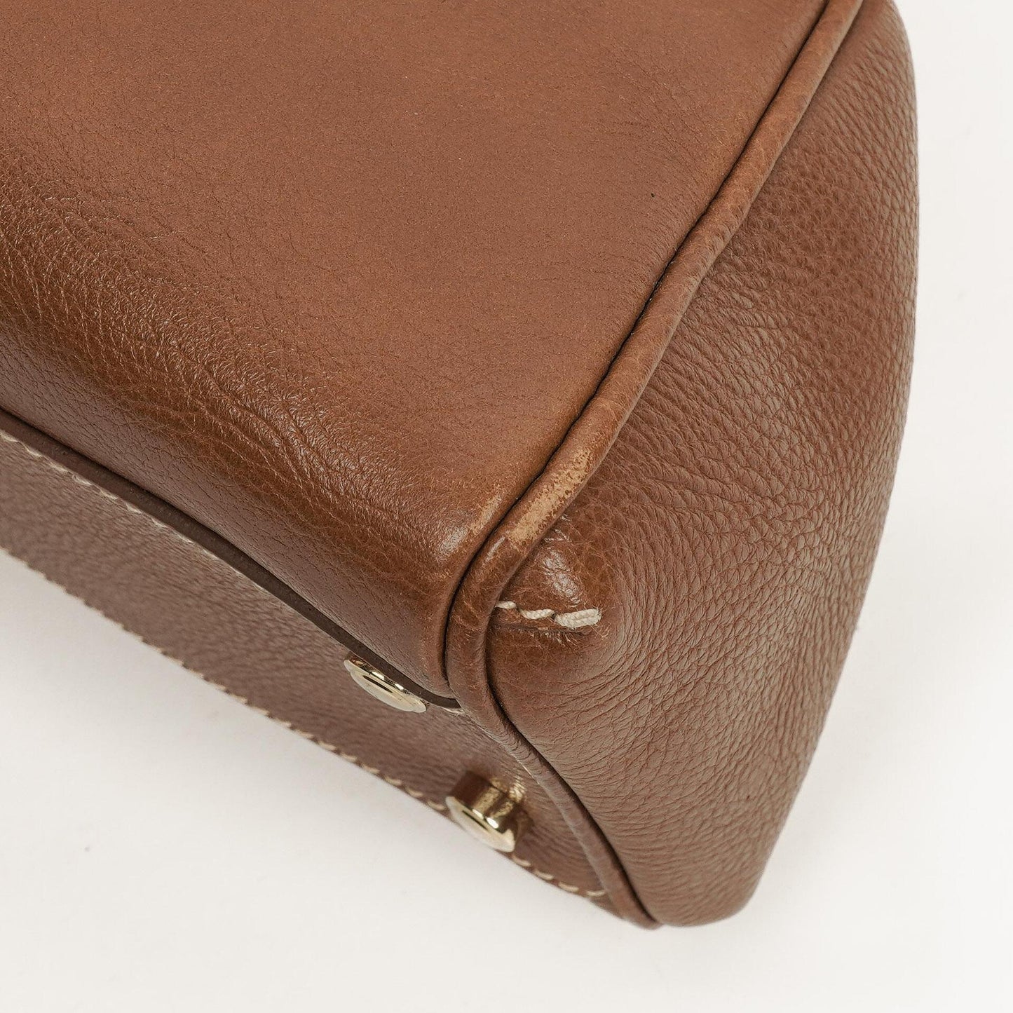Cartier Marcello de Cartier Handtasche aus braunem Leder