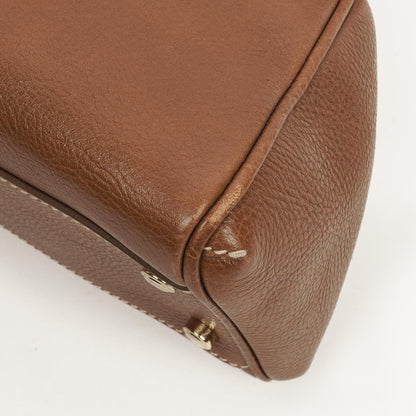 Cartier Marcello de Cartier Handtasche aus braunem Leder
