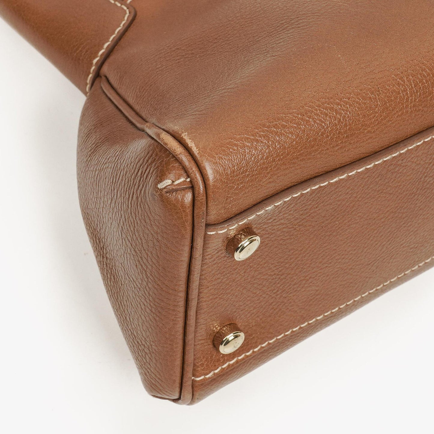 Cartier Marcello de Cartier Handtasche aus braunem Leder