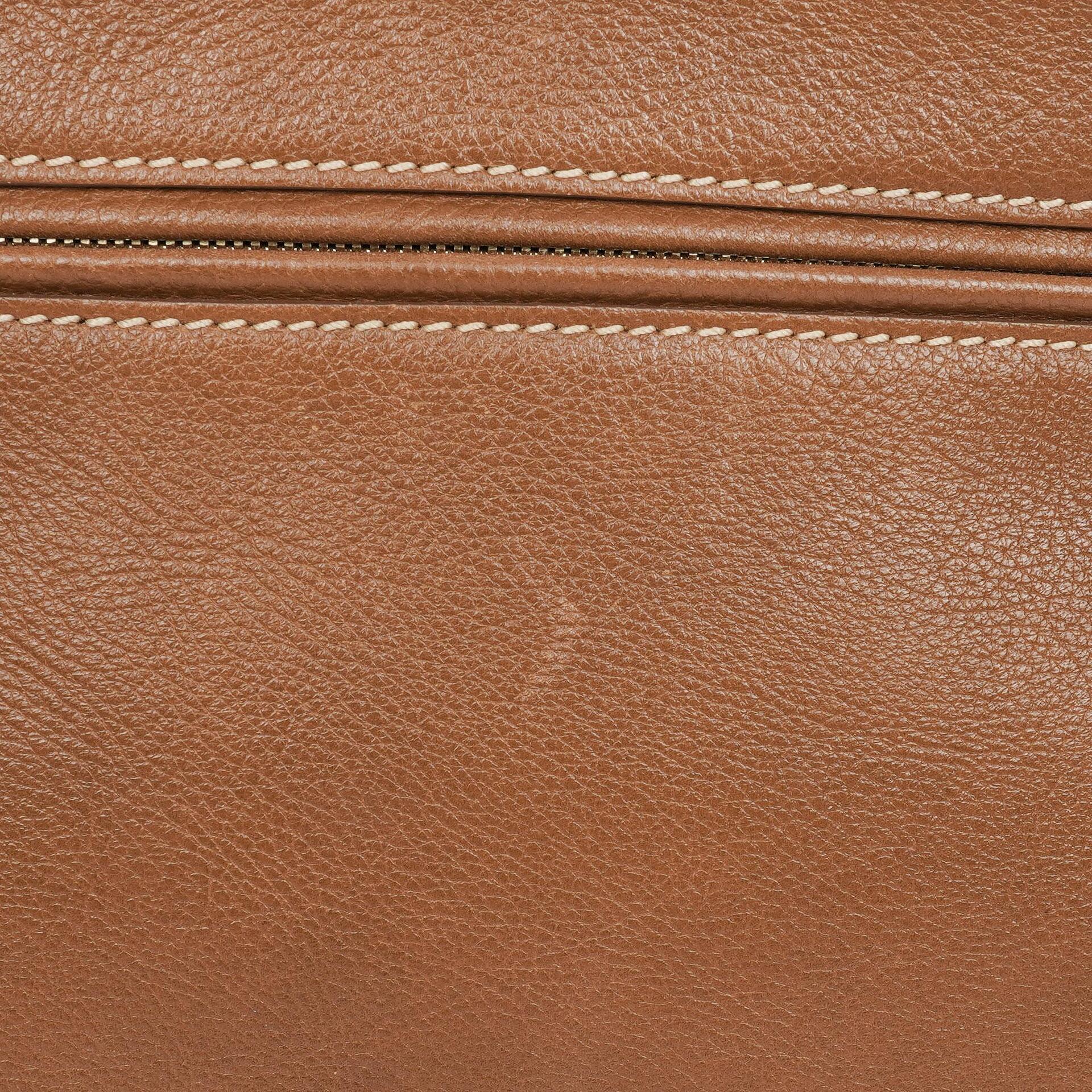 Cartier Marcello de Cartier Handtasche aus braunem Leder