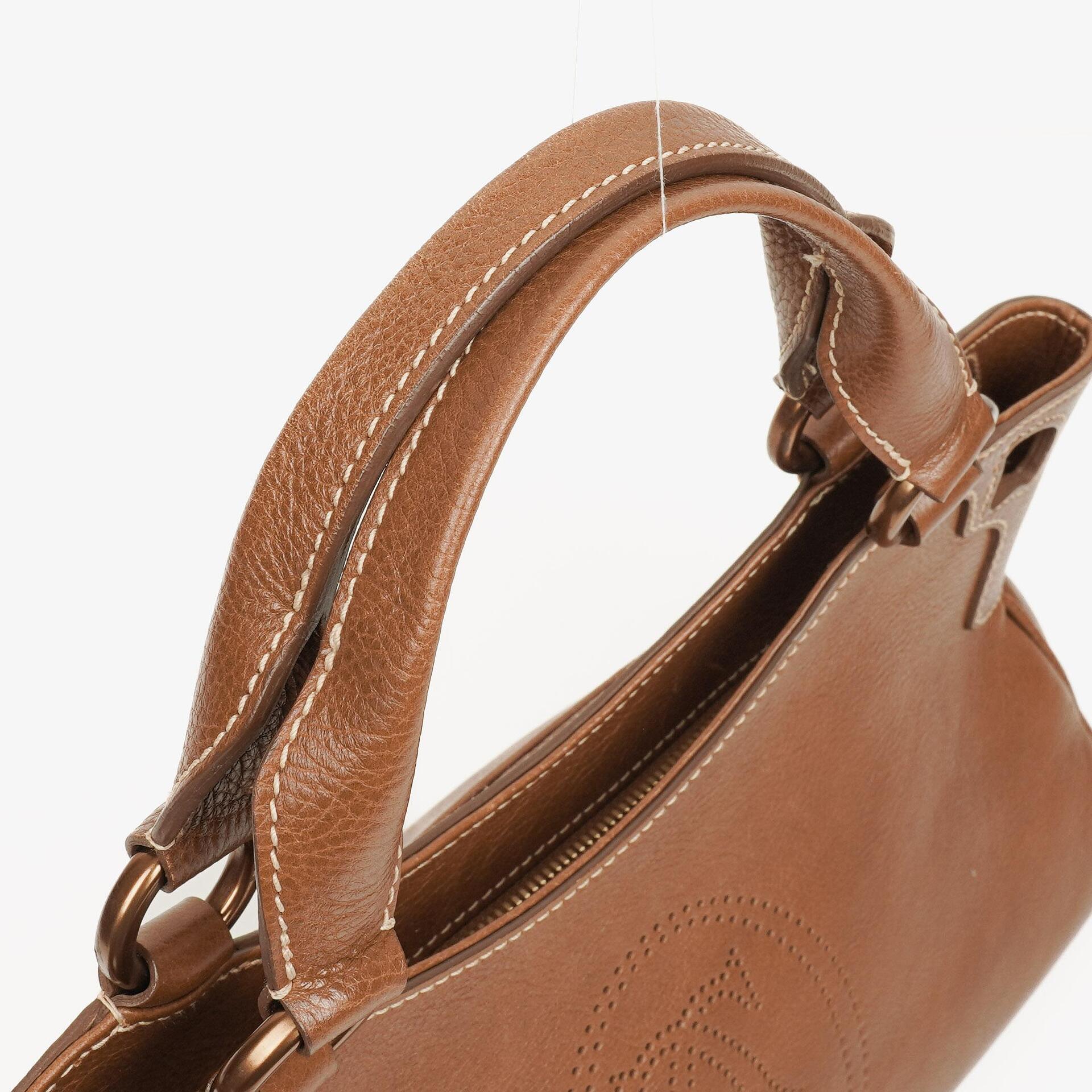 Cartier Marcello de Cartier Handtasche aus braunem Leder