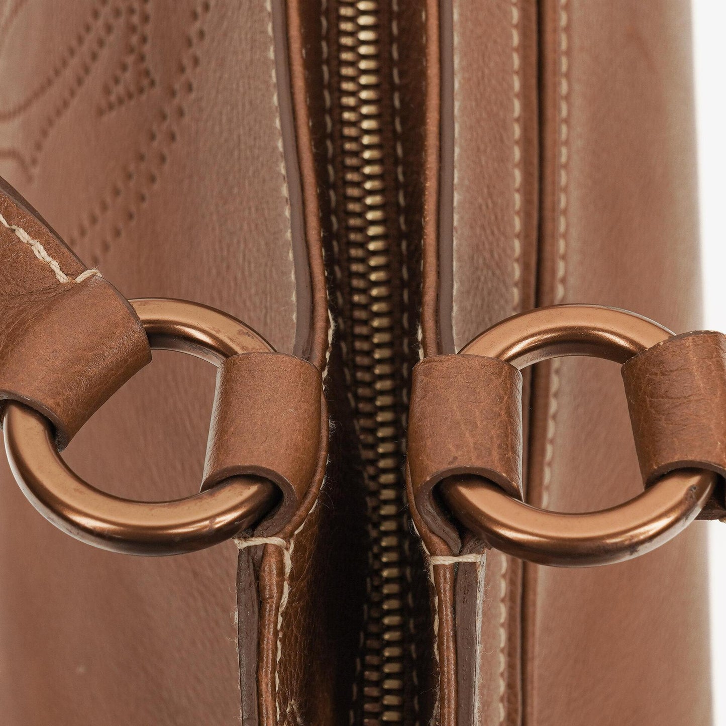 Cartier Marcello de Cartier Handtasche aus braunem Leder