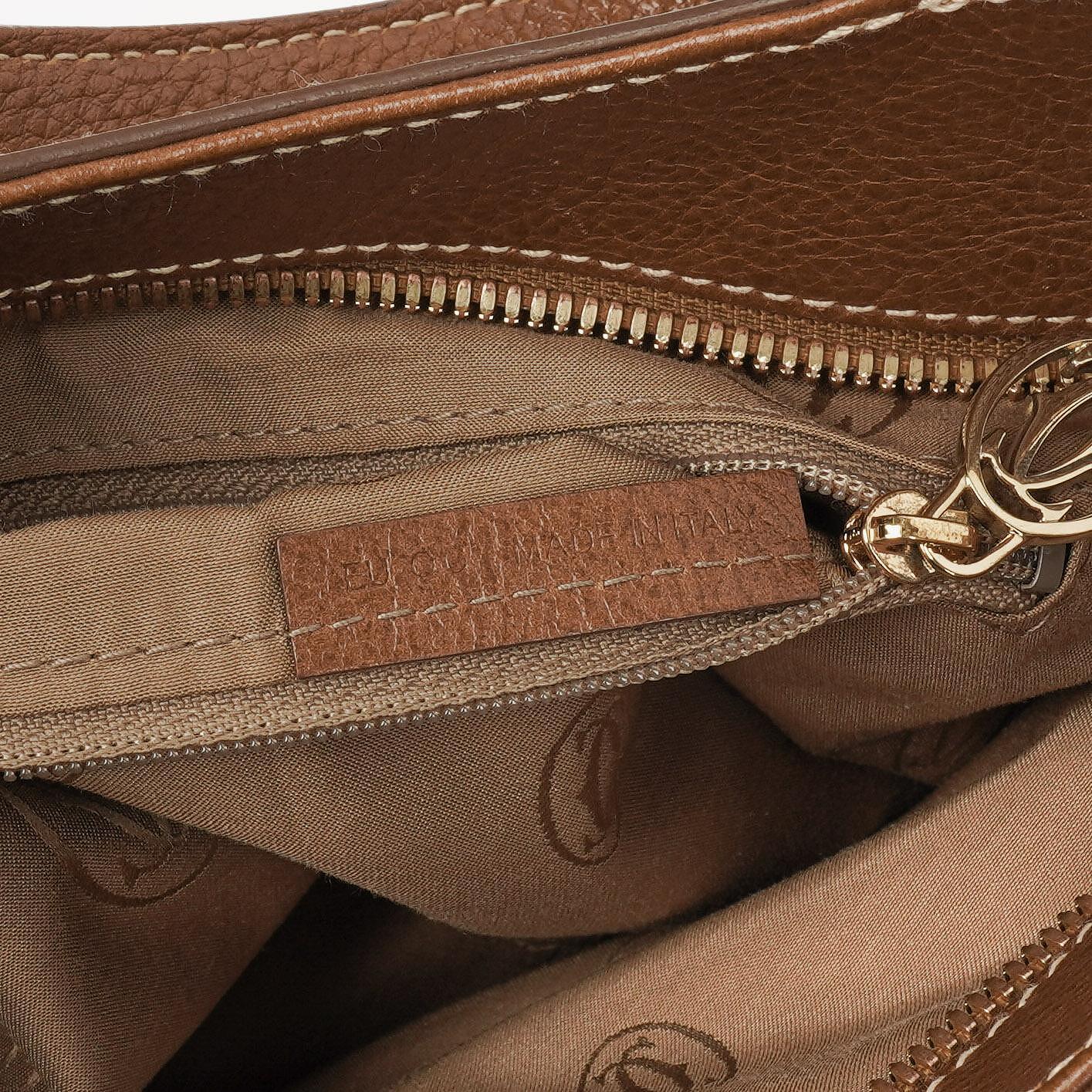 Cartier Marcello de Cartier Handtasche aus braunem Leder
