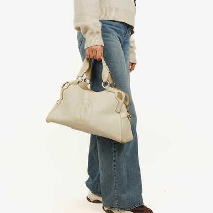Cartier Marcello de Cartier Tasche mit Ledergriff