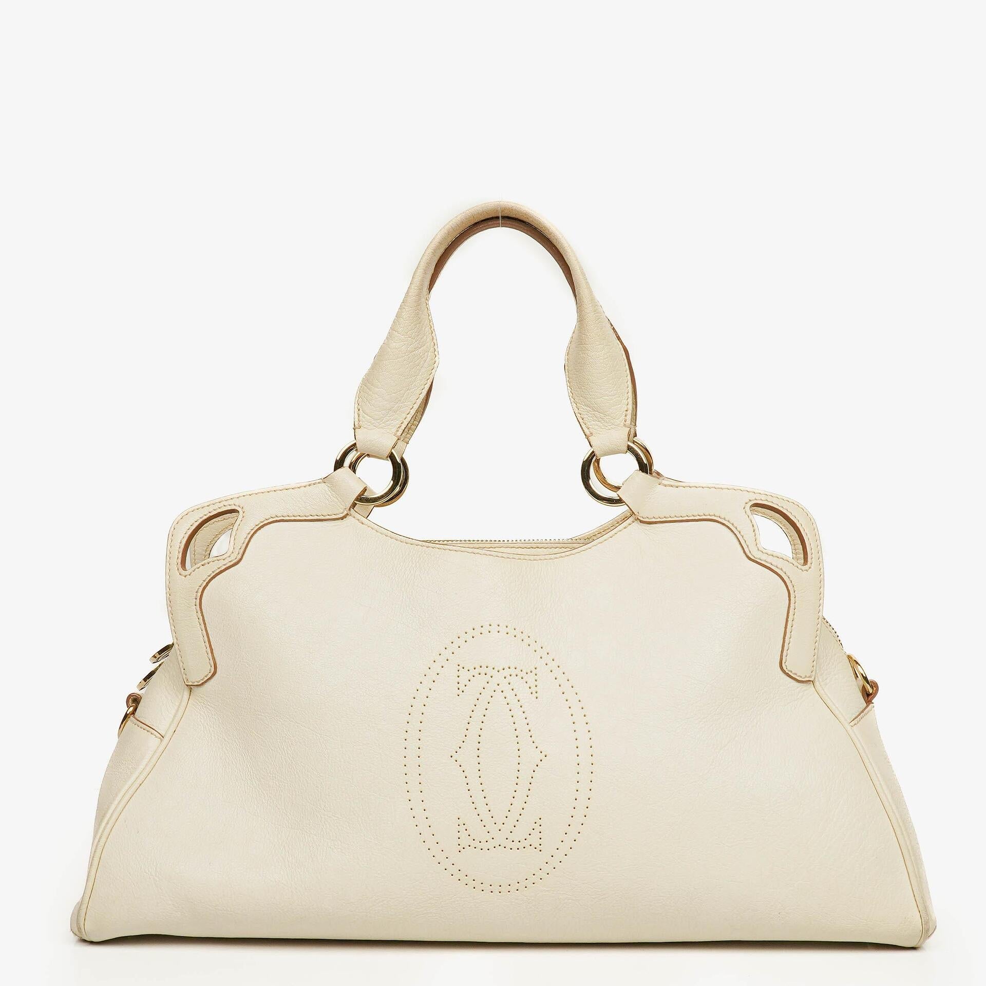 Cartier Marcello de Cartier Tasche mit Ledergriff