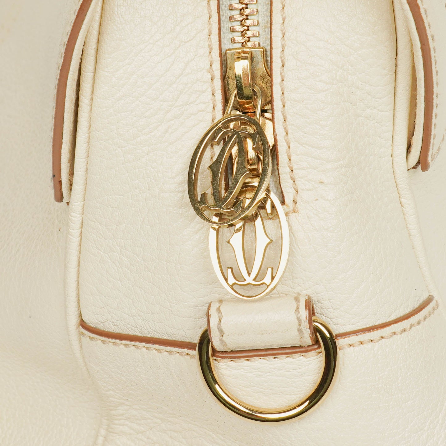 Cartier Marcello de Cartier Tasche mit Ledergriff
