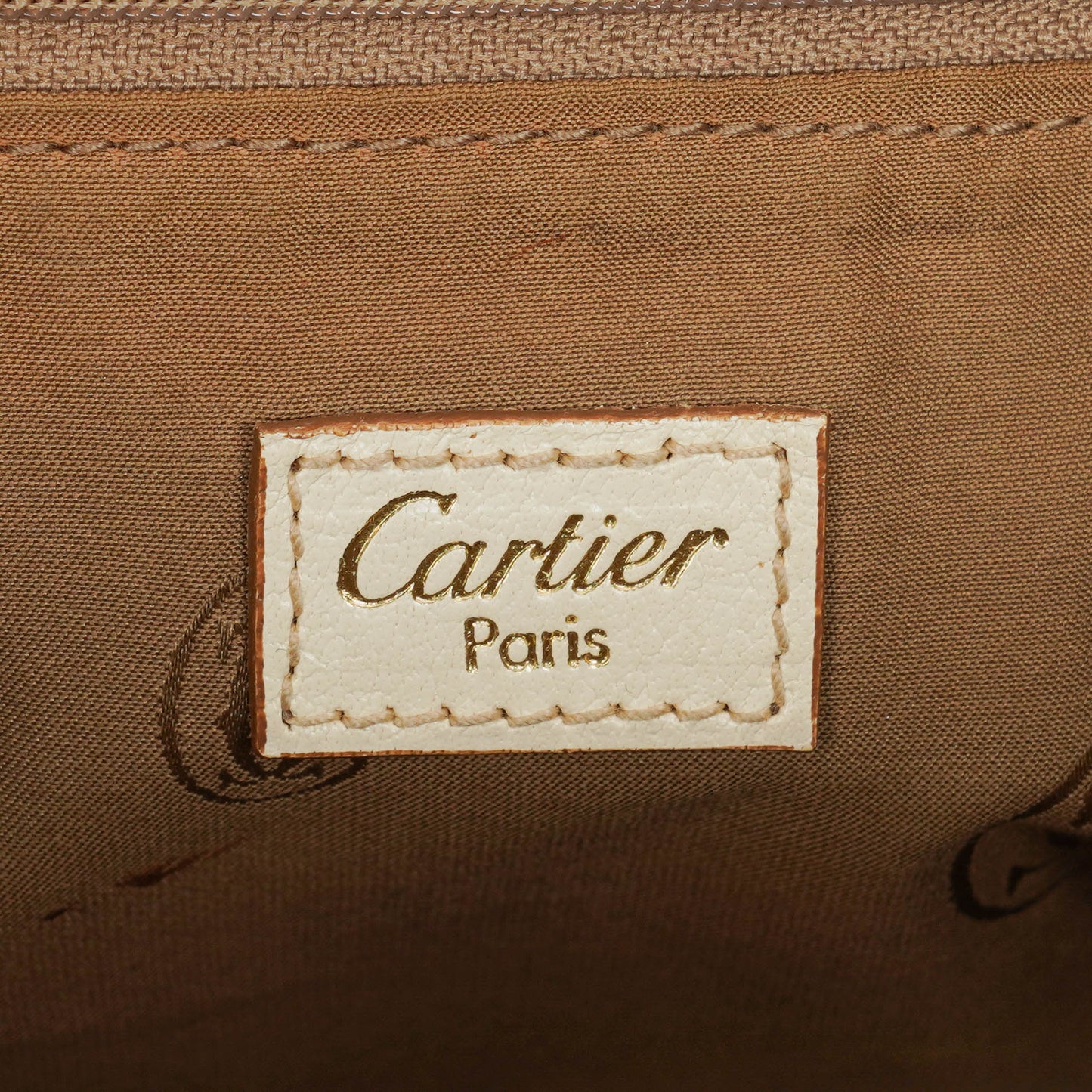 Cartier Marcello de Cartier Tasche mit Ledergriff