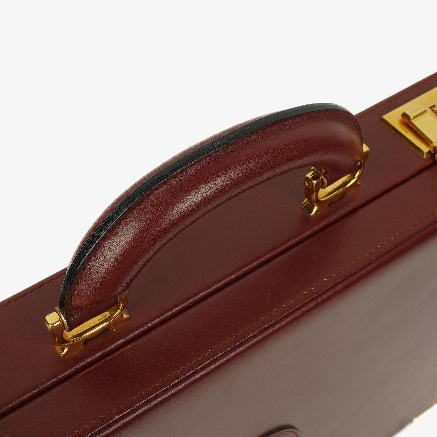 Cartier Must de Cartier Aktentasche in Burgunderrot