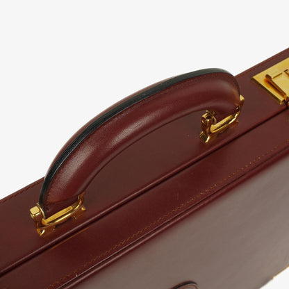 Cartier Must de Cartier Aktentasche in Burgunderrot