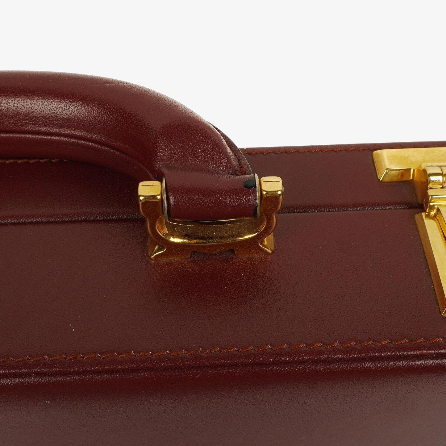 Cartier Must de Cartier Aktentasche in Burgunderrot