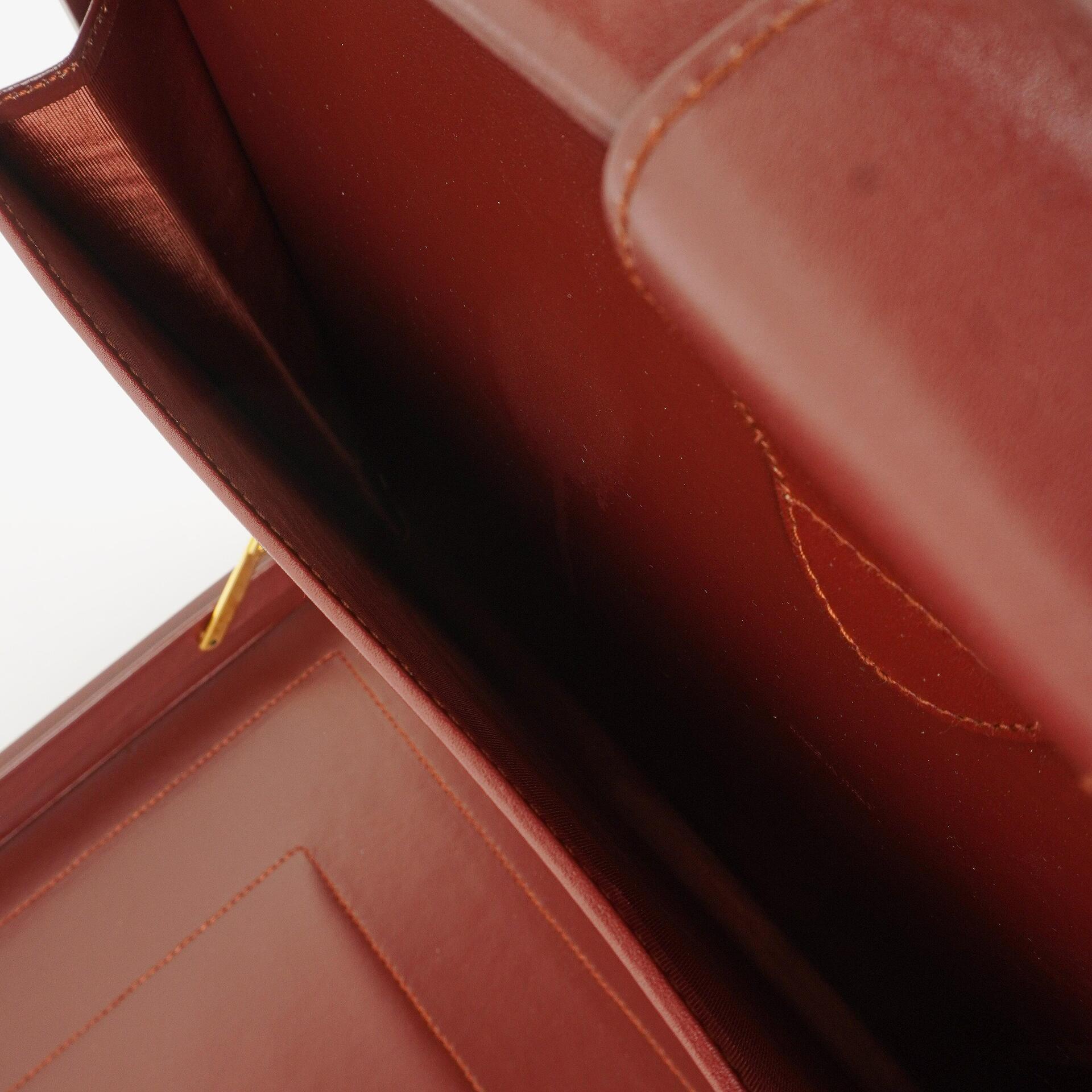Cartier Must de Cartier Aktentasche in Burgunderrot