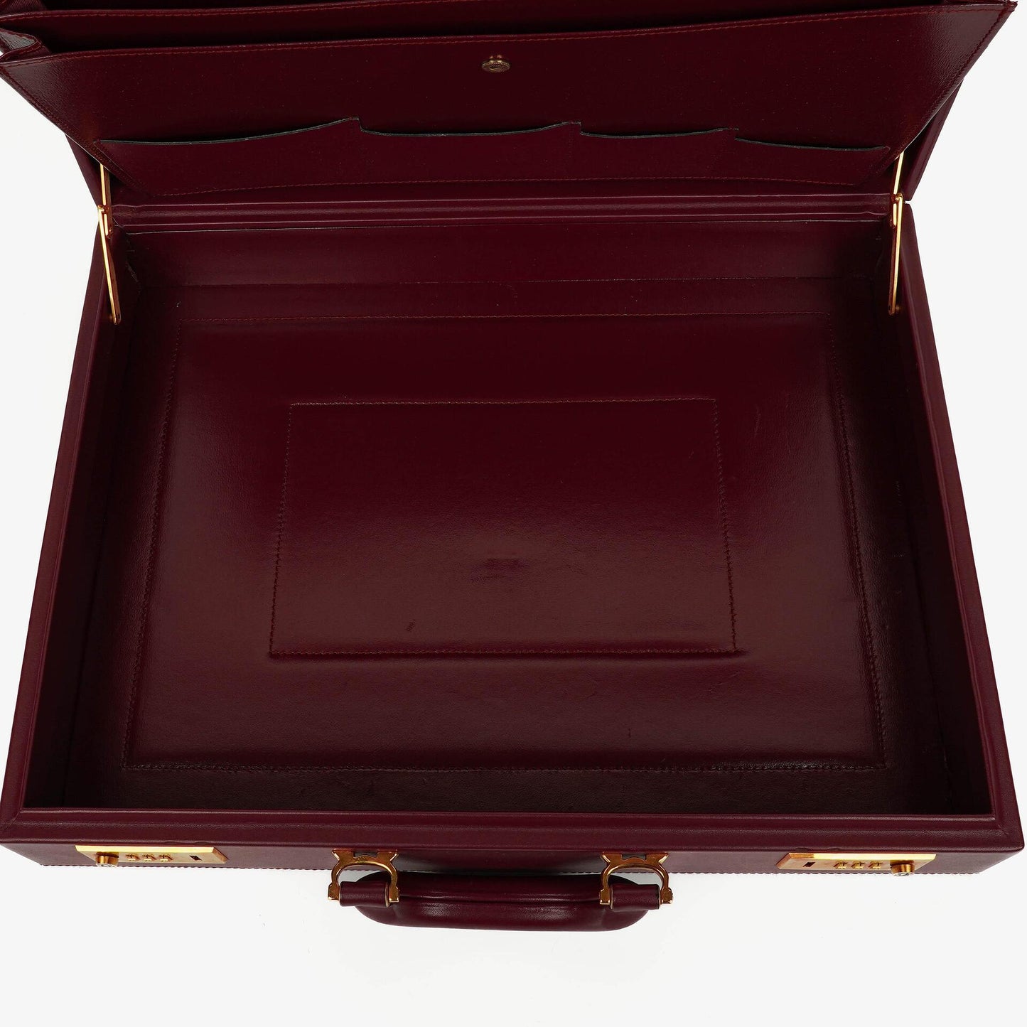 Cartier Must de Cartier Aktentasche in Burgunder