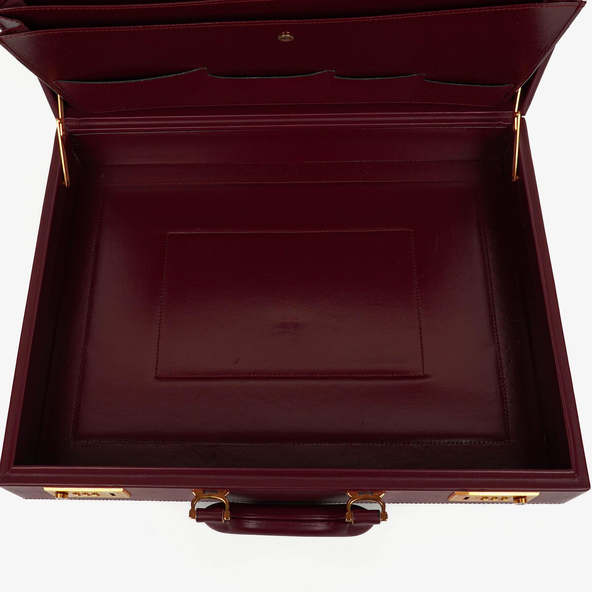 Cartier Must de Cartier Aktentasche in Burgunder