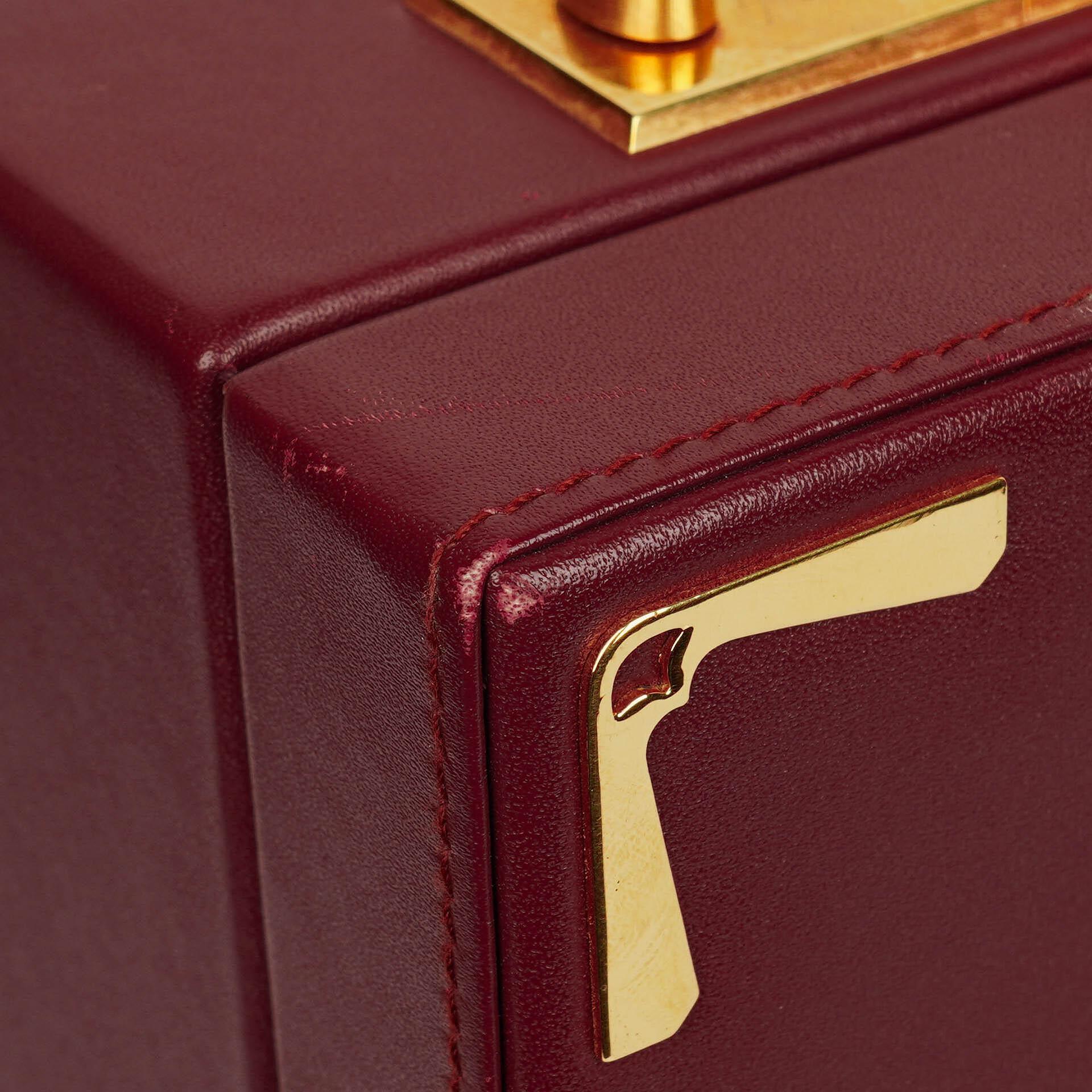 Cartier Must de Cartier Aktentasche in Burgunder