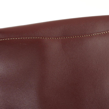 Cartier Must De Cartier Burgunder Leder Schultertasche