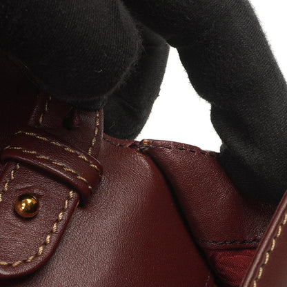 Cartier Must De Cartier Burgunder Leder Schultertasche