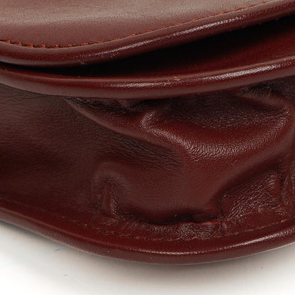Cartier Rote Leder Umhängetasche
