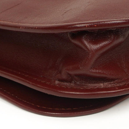Cartier Rote Leder Umhängetasche