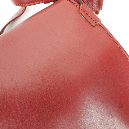 Cartier Rote Leder Umhängetasche