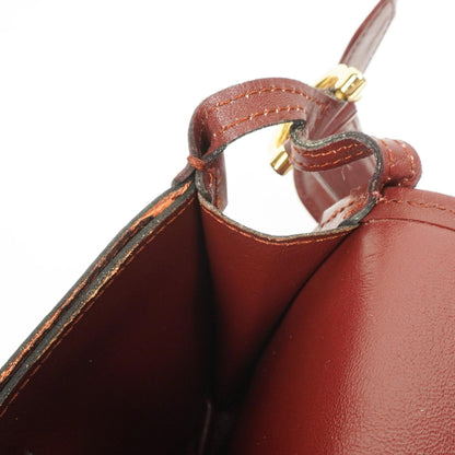 Cartier Rote Leder Umhängetasche