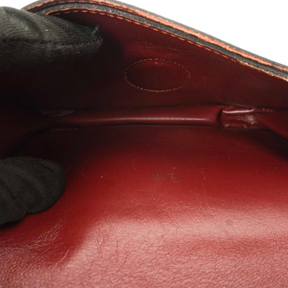 Cartier Rote Leder Umhängetasche