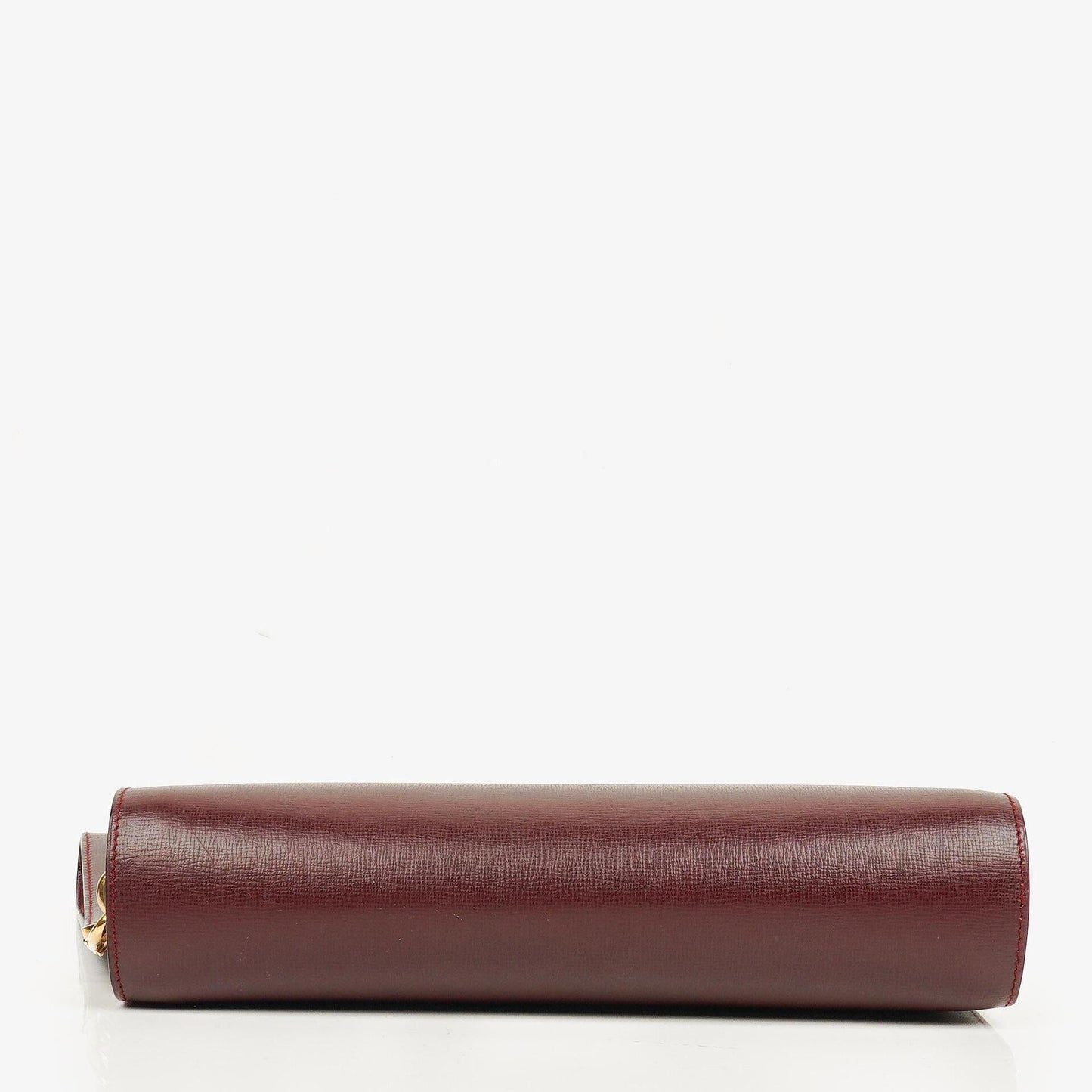 Cartier Must de Cartier Clutch aus burgunderrotem Leder