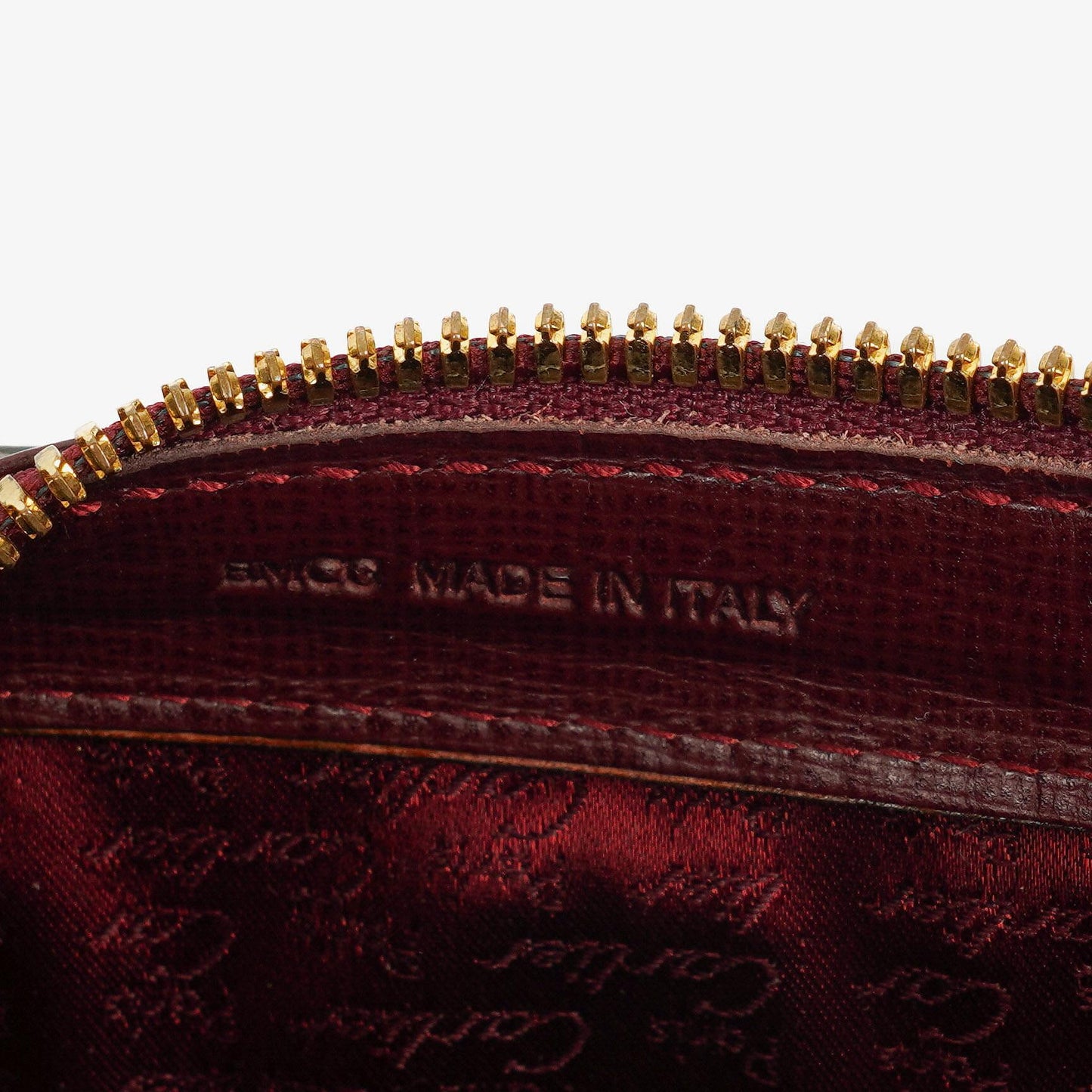 Cartier Must de Cartier Clutch aus burgunderrotem Leder