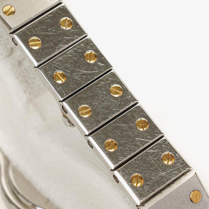 Cartier Santos Octagon Uhr aus Edelstahl