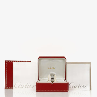 Cartier Tank Française 20 mm Quarzuhr aus Edelstahl