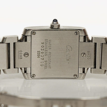 Cartier Tank Française 20 mm Quarzuhr aus Edelstahl