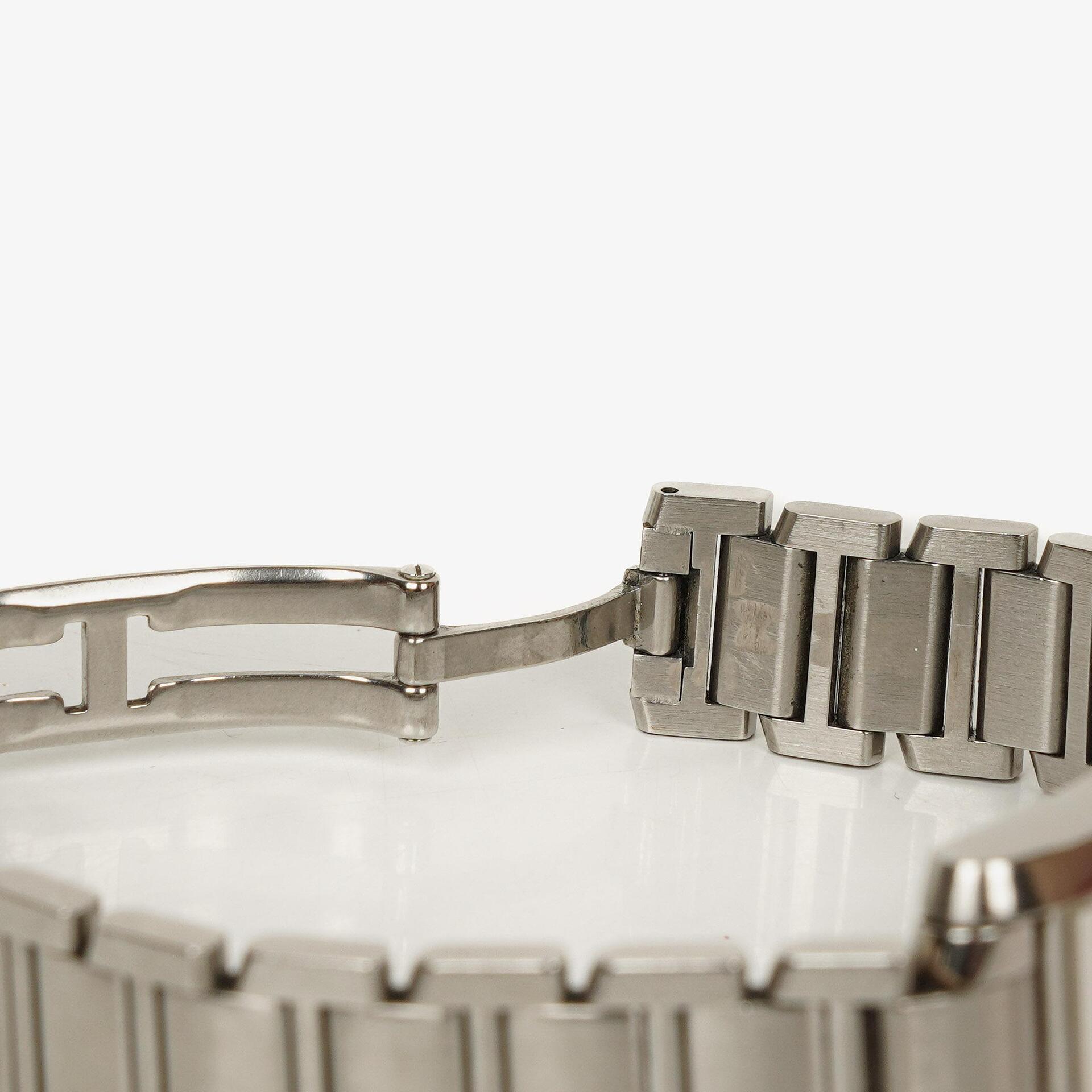 Cartier Tank Française 20 mm Quarzuhr aus Edelstahl