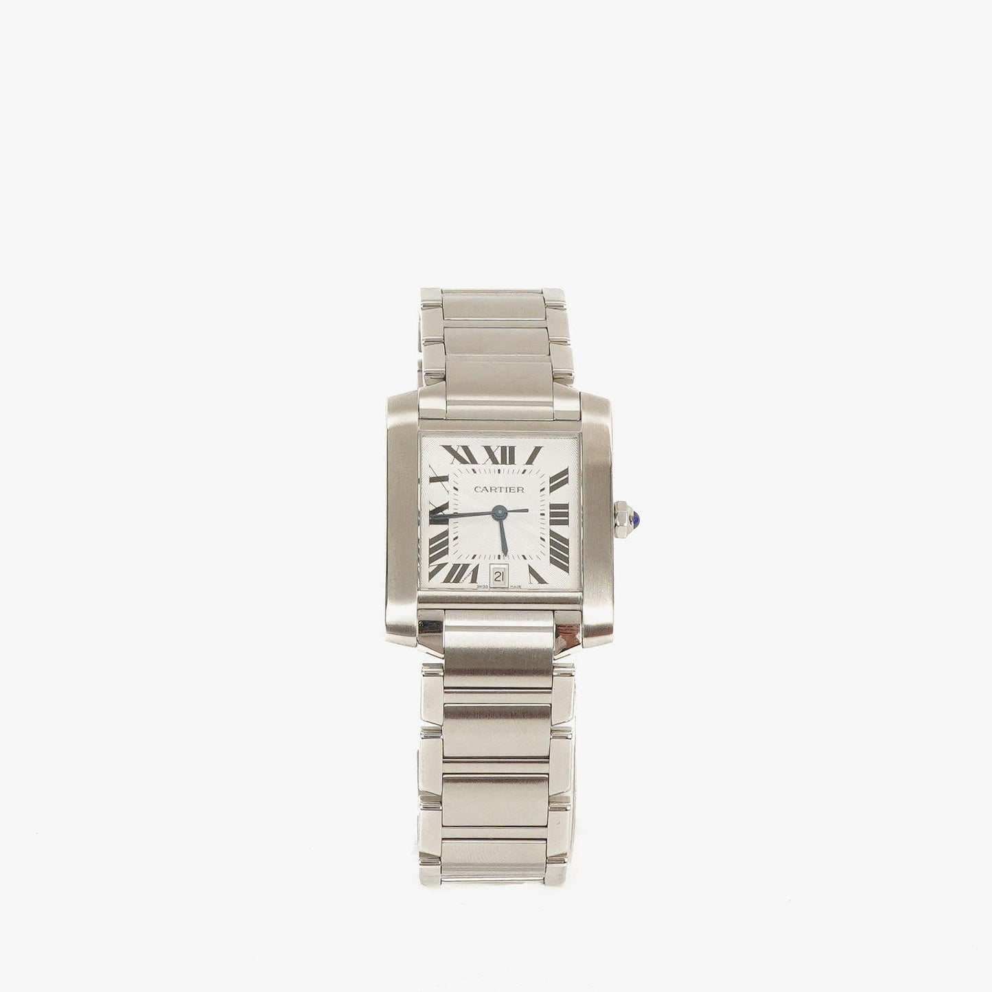 Cartier Tank Française 28 mm Automatikuhr aus Edelstahl