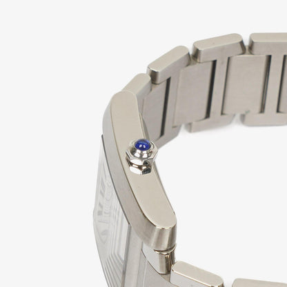 Cartier Tank Française 28 mm Automatikuhr aus Edelstahl