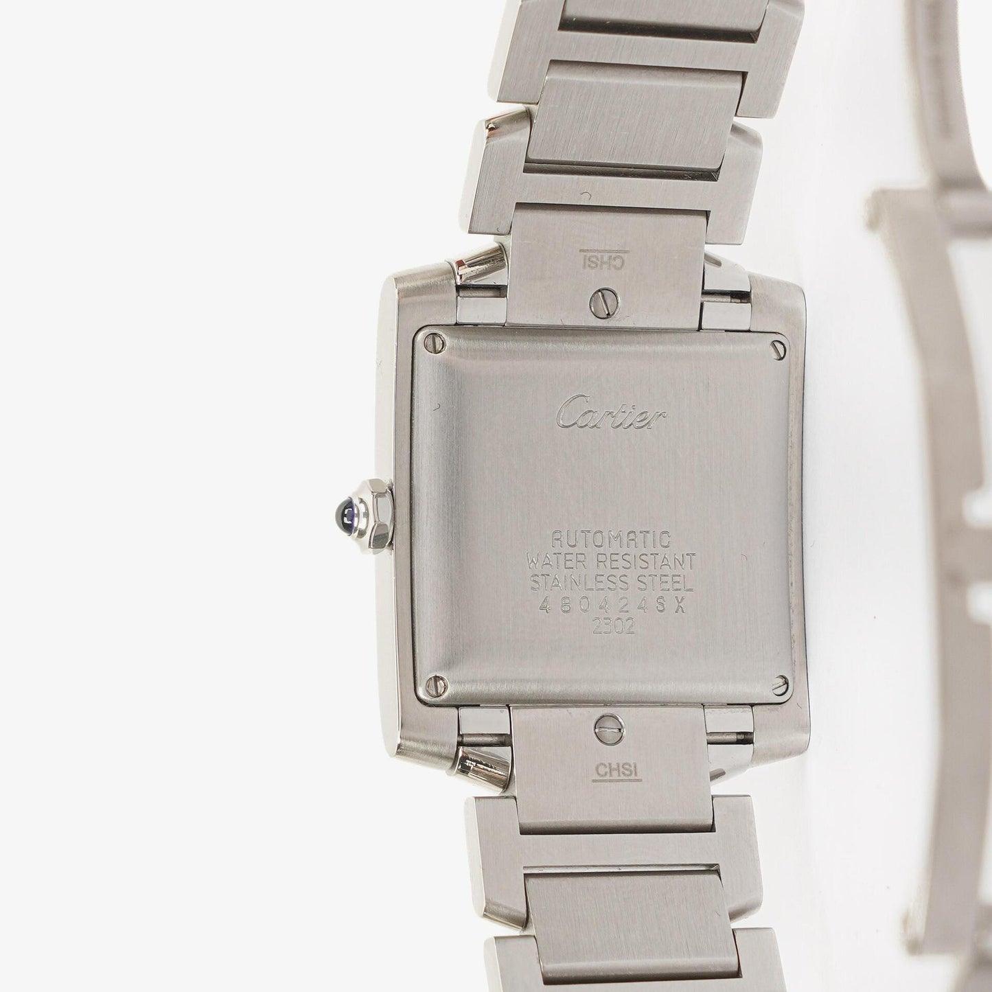 Cartier Tank Française 28 mm Automatikuhr aus Edelstahl