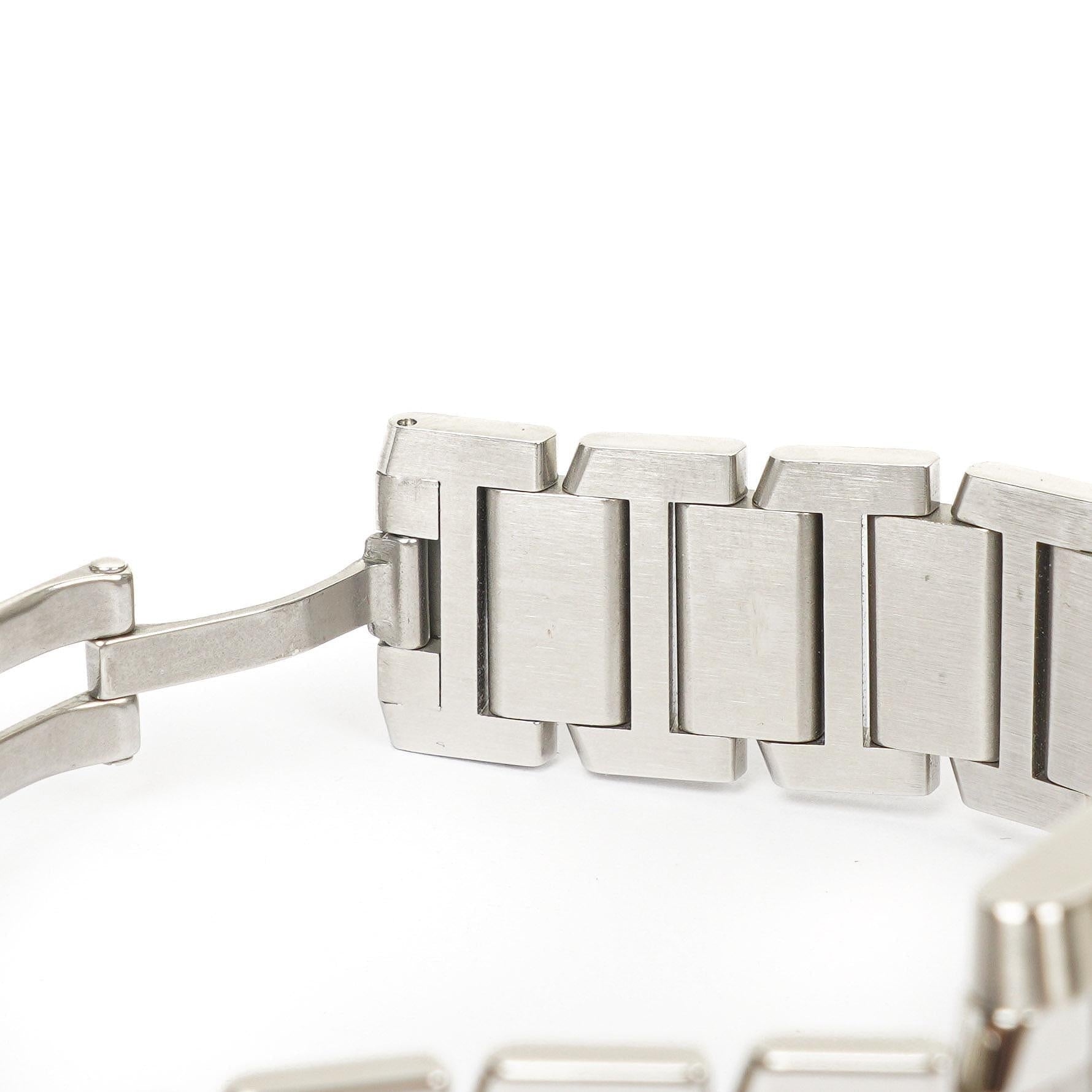 Cartier Tank Française 28 mm Automatikuhr aus Edelstahl