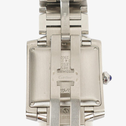 Cartier Tank Française 28 mm Automatikuhr aus Edelstahl