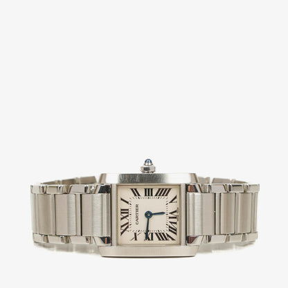 Cartier Tank Solo 20 mm Quarzuhr aus Edelstahl