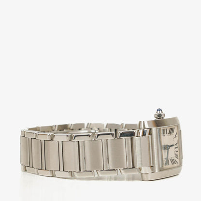 Cartier Tank Solo 20 mm Quarzuhr aus Edelstahl
