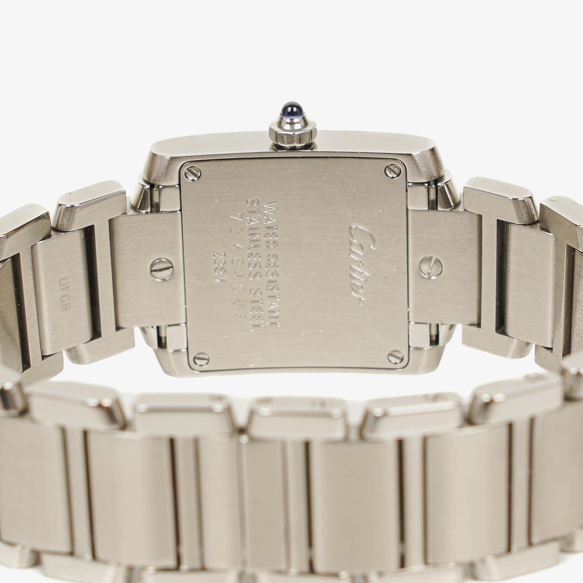 Cartier Tank Solo 20 mm Quarzuhr aus Edelstahl