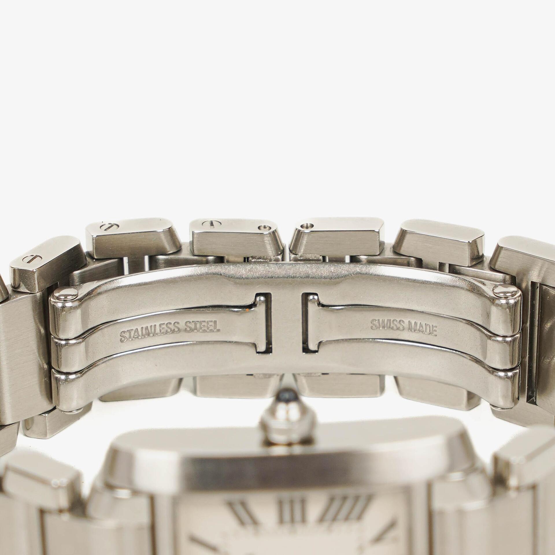 Cartier Tank Solo 20 mm Quarzuhr aus Edelstahl