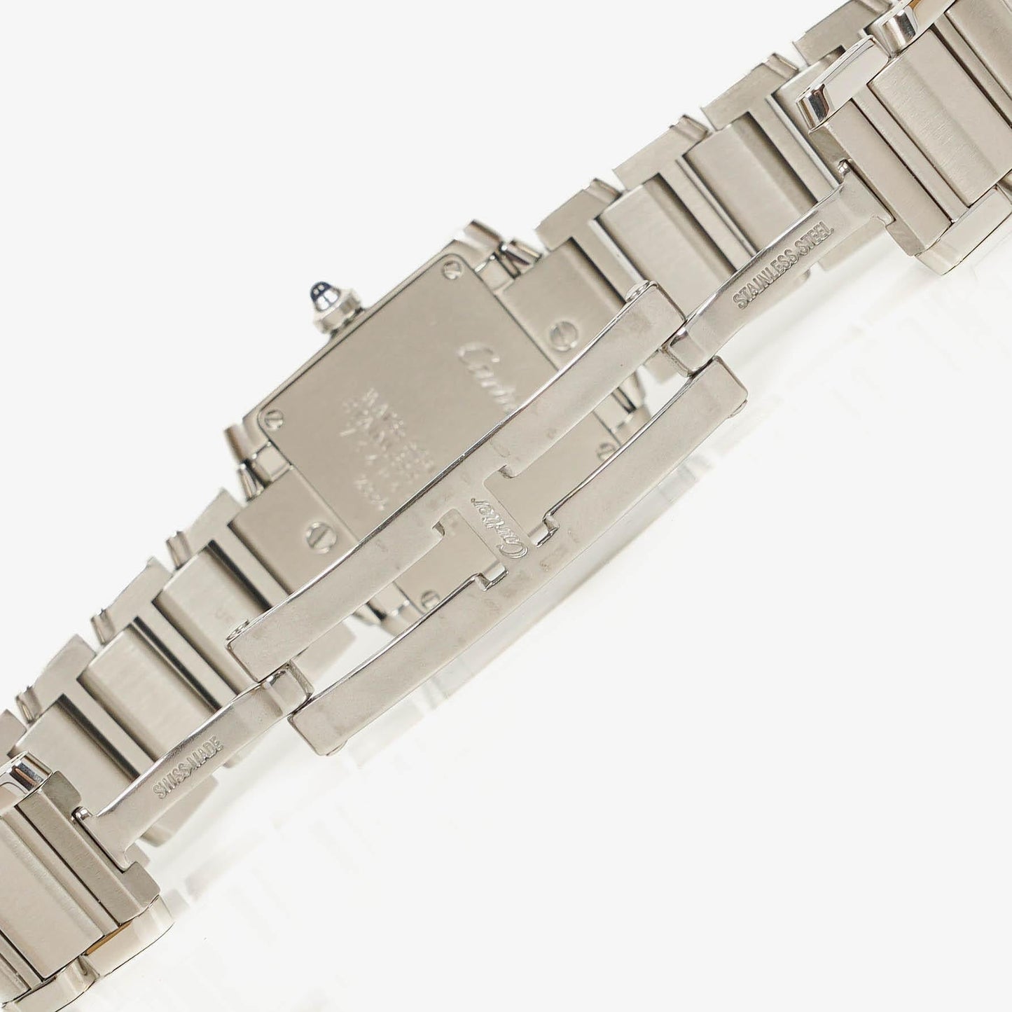 Cartier Tank Solo 20 mm Quarzuhr aus Edelstahl